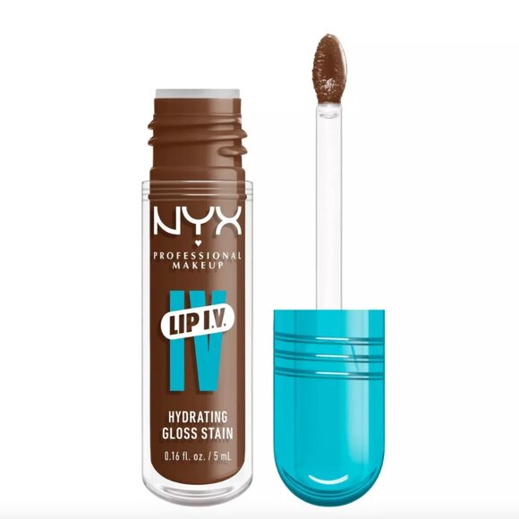 NYX Professional Makeup Lip IV Hydrating Lip Gloss Stain SPLASH N SPICE - Picture 2 of 6